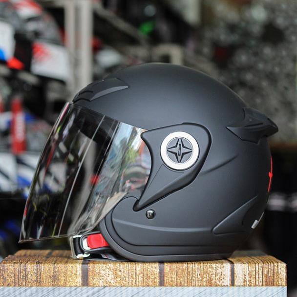 Mũ Bảo Hiểm ASIA M168, Nón Bảo Hiểm có Kính Khói Đi Ban Đêm Và Ban Ngày Đều Được - ASA HELMETS