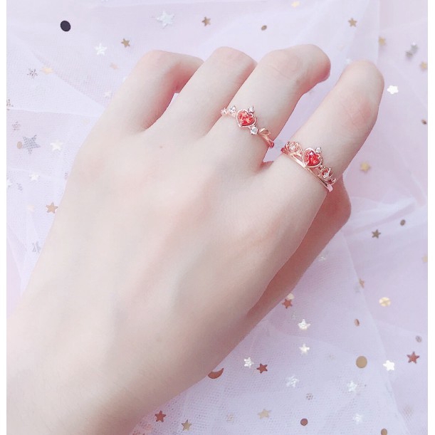 Nhẫn Công Chúa Dáng Hở Xinh Xắn Thời Trang