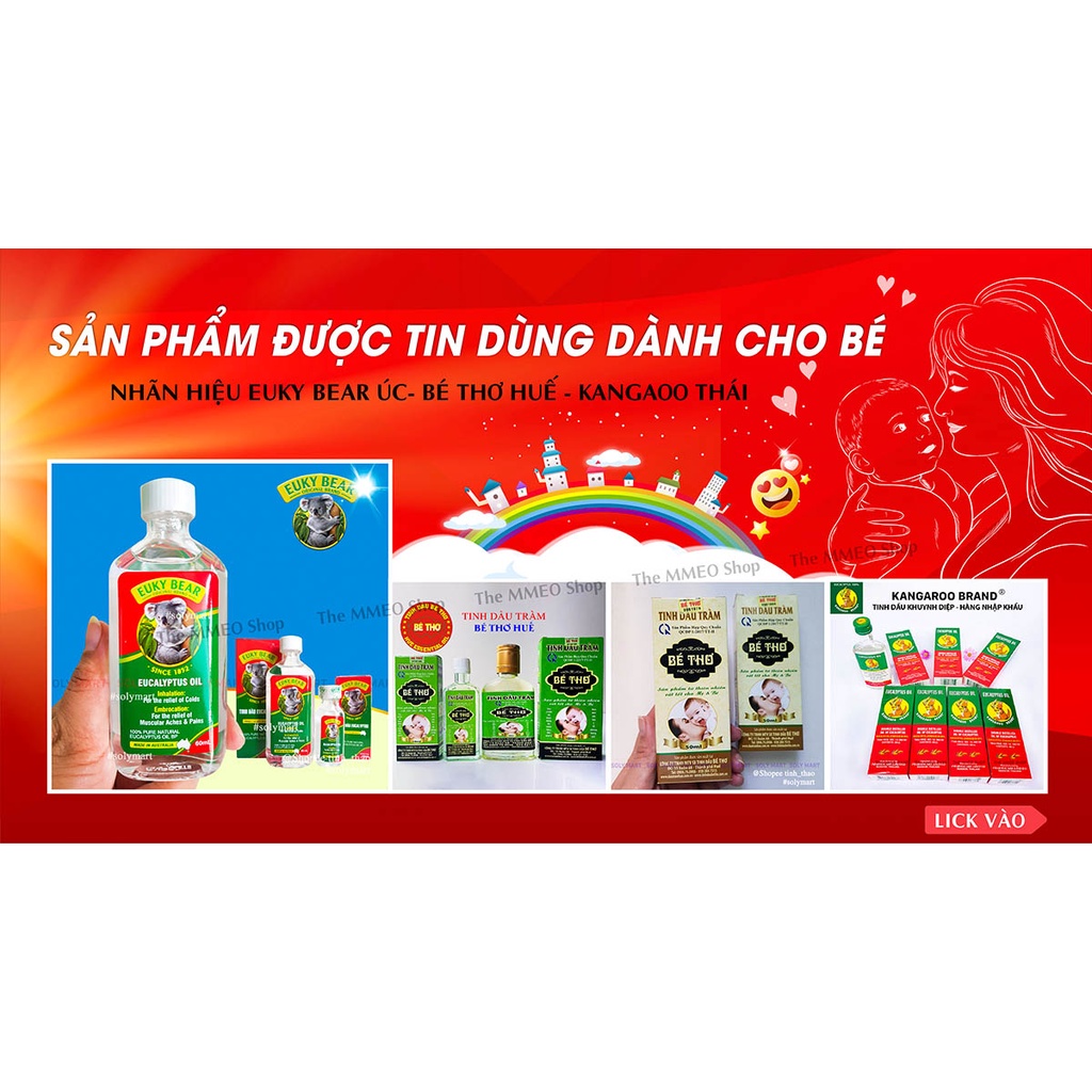 DẦU TRÀM BÉ THƠ HUẾ 50ML & 100ML - NGUYÊN CHẤT