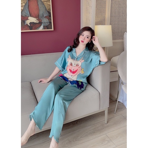 Đồ Bộ Lụa Latin 3D cao cấp