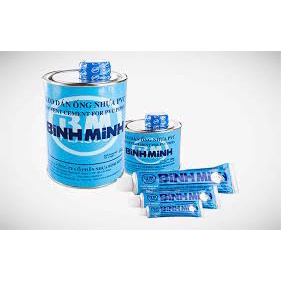Keo BÌNH MINH dán ống nhựa PVC Hũ 200gr, 500gr, 1kg