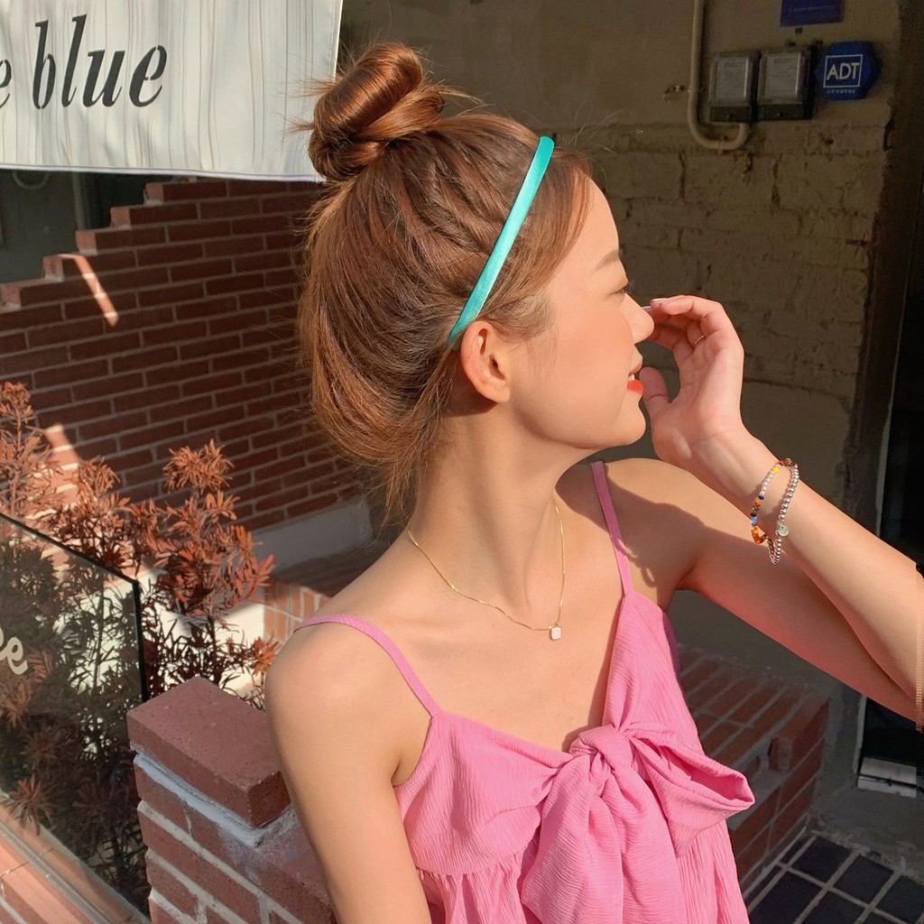 Băng Đô Vải Thời Trang Mùa Hè Phong Cách Hàn Quốc Cho Nữ