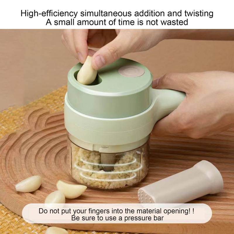 Dụng Cụ Nghiền Tỏi Bằng Điện Mini Tiện Dụng
