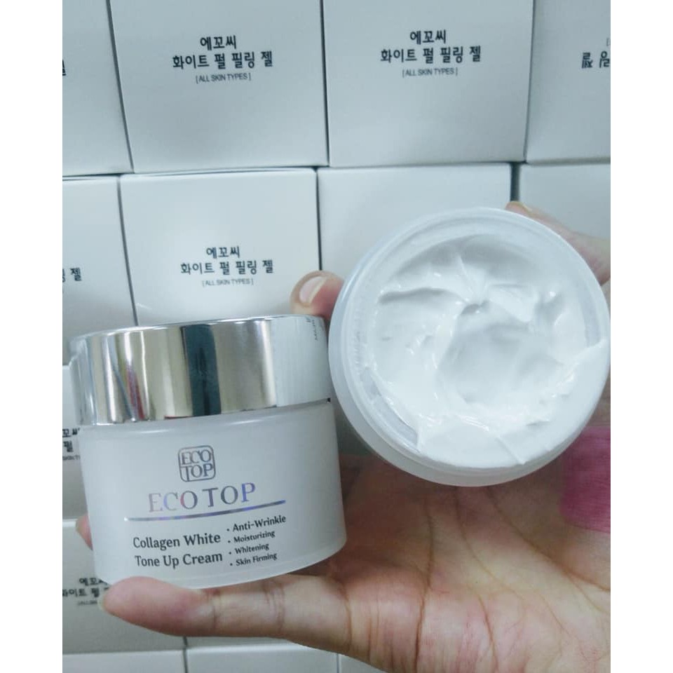 [CHÍNH HÃNG 100%] Kem dưỡng trắng da Ecotop Whitening tone up cream 50ml