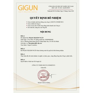 Kem face căng bóng HA Gigun Spa