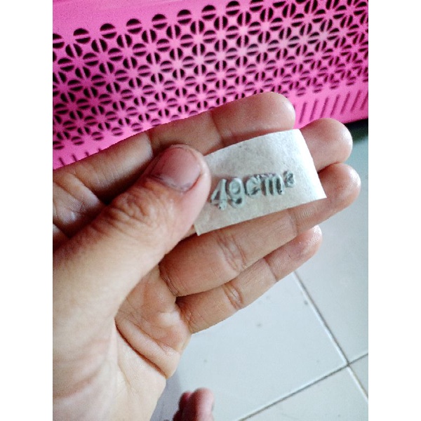 Số 49cm dán lòng xe máy, Số 49cc