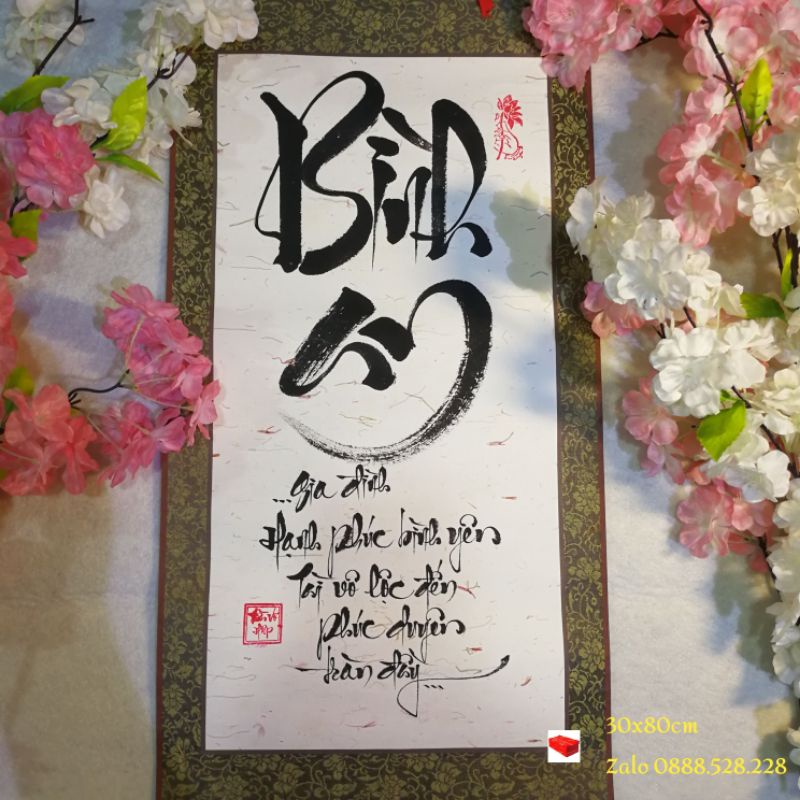 Thư pháp chữ Bình An