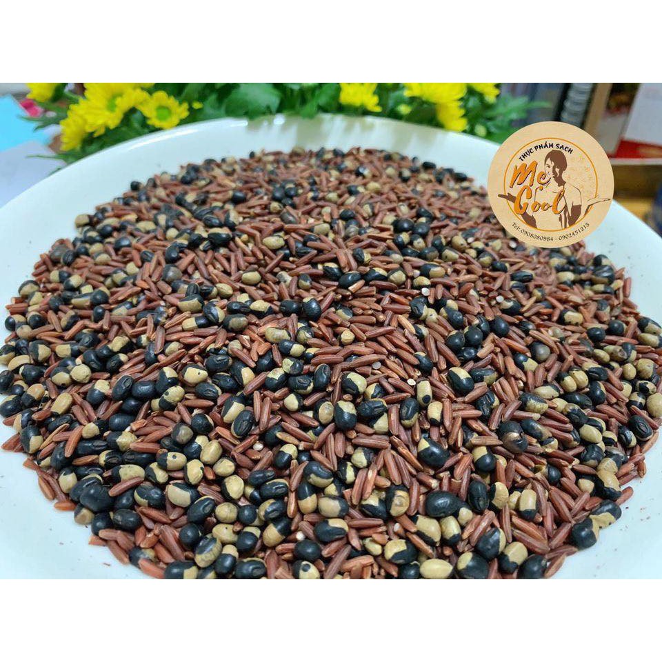 TRÀ ĐẬU ĐEN ĐỐM GẠO LỨT 500 GRAM - TPS MẸ COOL