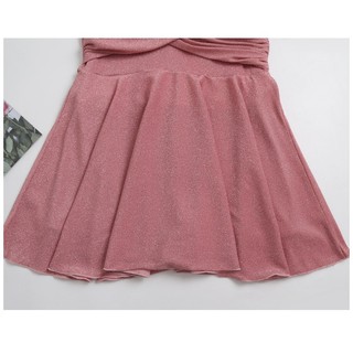 BS6140_Đầm bơi xoắn eo big size