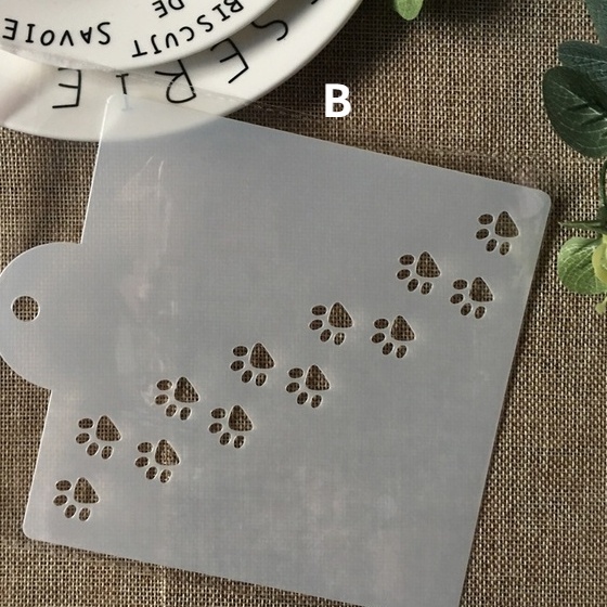 Khuôn Cắt Giấy Kim Loại Hình Dấu Chân Mèo Xinh Xắn