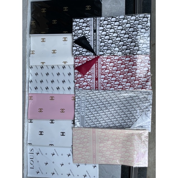 Giấy gói hoa 2 mặt thương hiệu