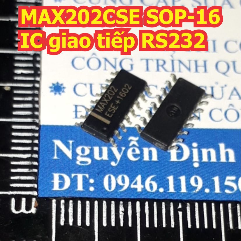 5 con MAX202CSE MAX202 SOP-16 IC giao tiếp RS-232 chân dán kde1283
