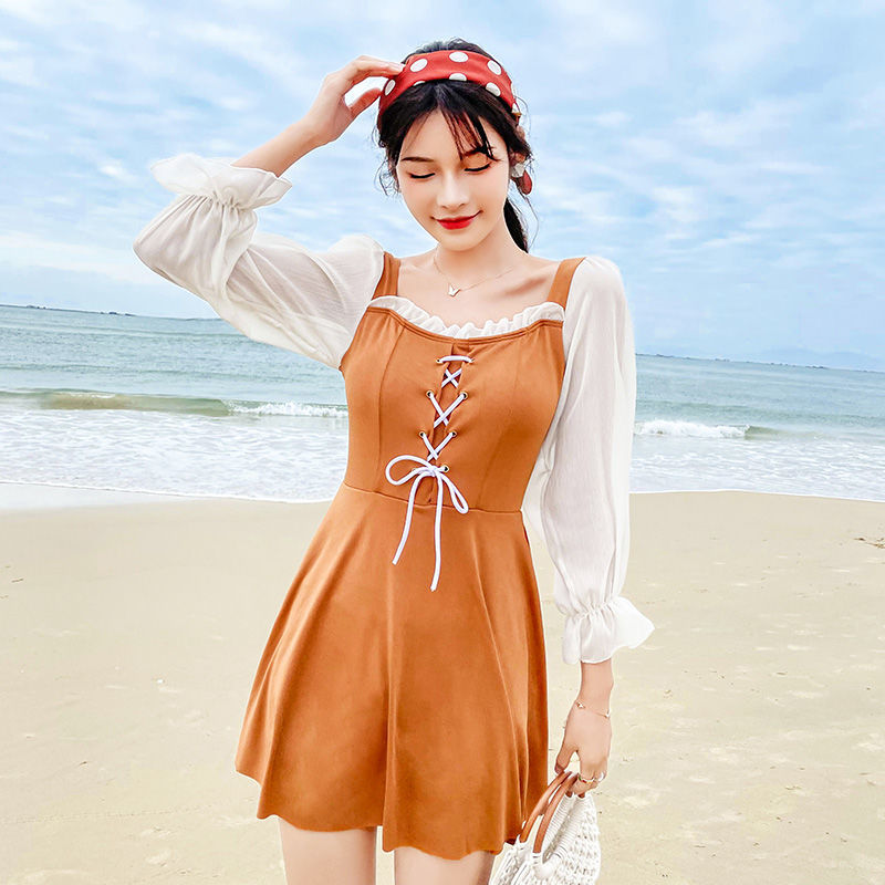 Đồ Bơi Nữ Một Mảnh Phong Cách Hàn Quốc 2021 | BigBuy360 - bigbuy360.vn