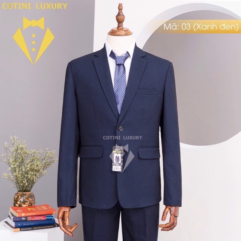 Bộ Comple Veston Nam Trung Niên Cao Cấp