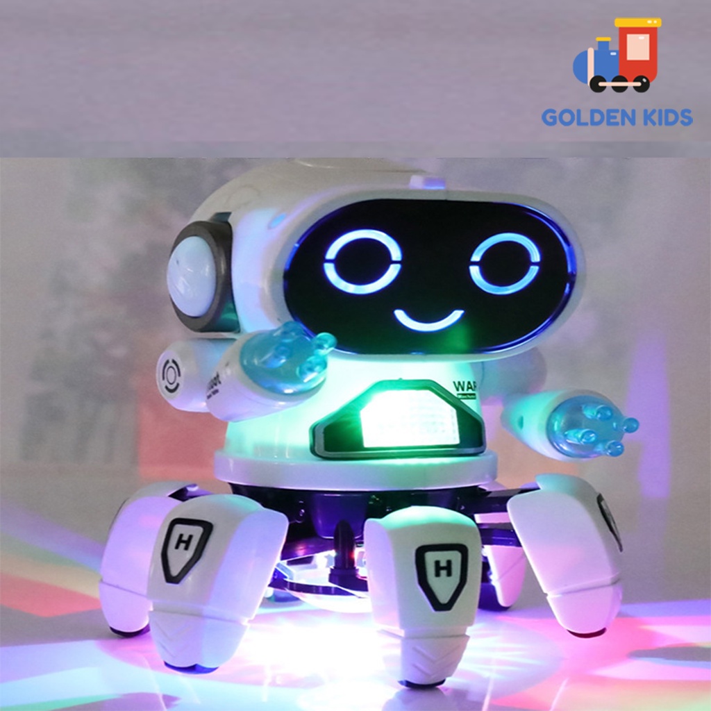Đồ chơi robot thông minh, Bạch tuộc âm nhạc nhảy múa siêu đáng yêu GOLDEN KIDS