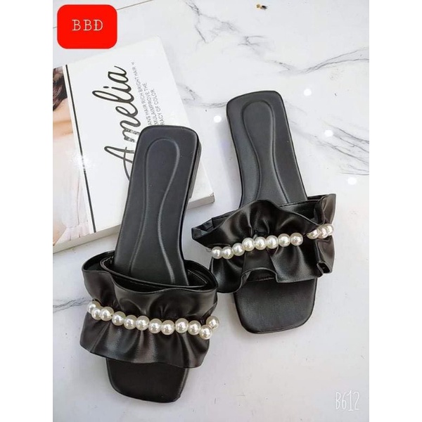 Dép bèo nhún đính ngọc