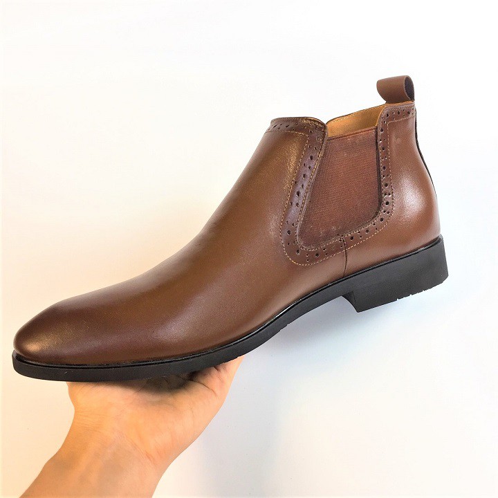 CHELSEA BOOT, GIÀY CAO CỔ, DA THẬT, KIỂU DÁNG THỜI TRANG, BẢO HÀNH 12TH