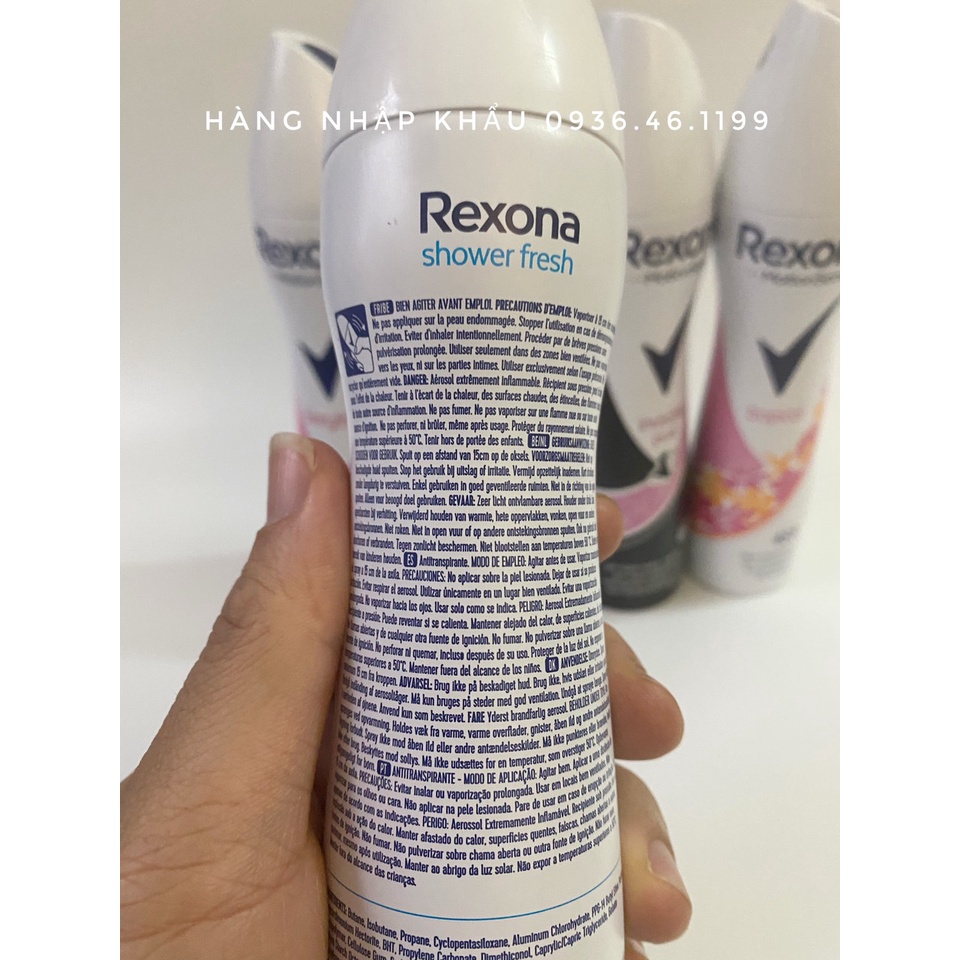 xịt khử mùi toàn thân Rexona nữ  48h