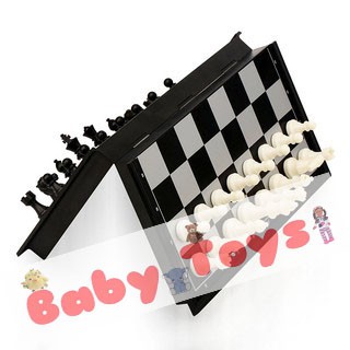 Bộ cờ vua nam châm bàn 36 x36cm cũng là hộp đựng quân đen trắng ubon