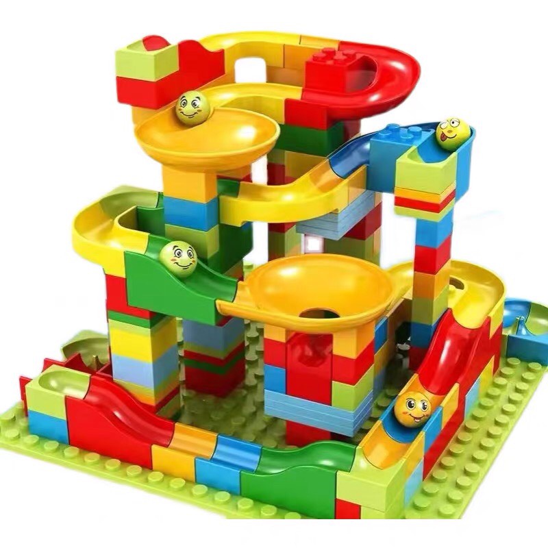 [Mã LIFE20KALL giảm 10% đơn 50K] { 168 CHI TIẾT} Đồ chơi thông minh LEGO xếp hình thả bi 168 chi tiết cho bé