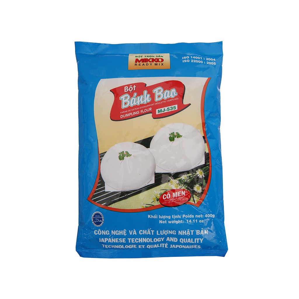 [Mã SR11JUNE5 giảm 20K đơn 50K] Bột bánh bao Mikko 400g MJ-535