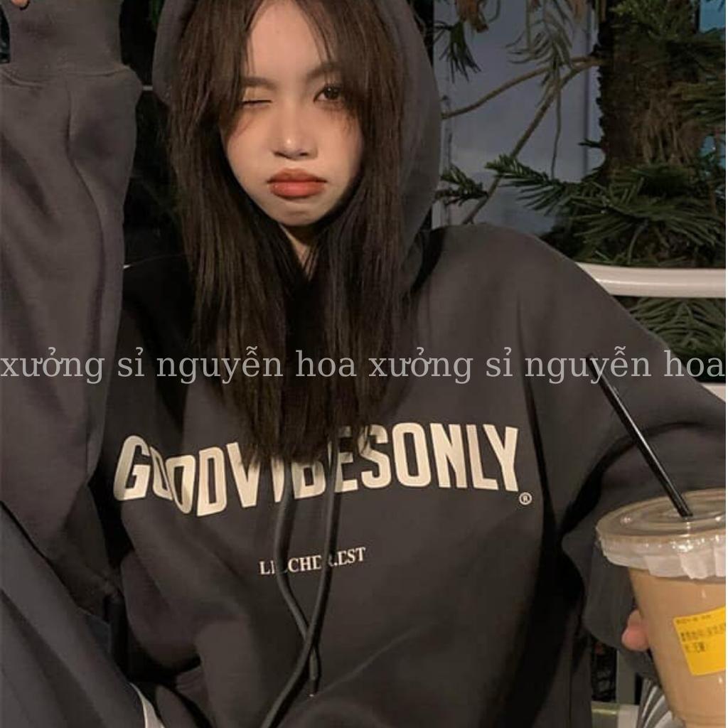 Áo hoodie dây rút bản to in chữ losangfles form dáng rộng unisex nam nữ mặc được phong cách hàn quốc Xưởng Sỉ Nguyễn Hoa | BigBuy360 - bigbuy360.vn