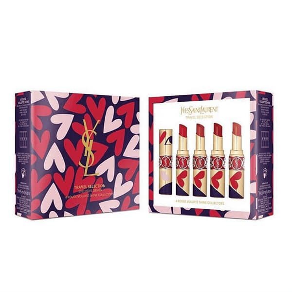(Tách lẻ) Set son 4 thỏi YSL Rouge Volupte Shine bản Limited năm 2020