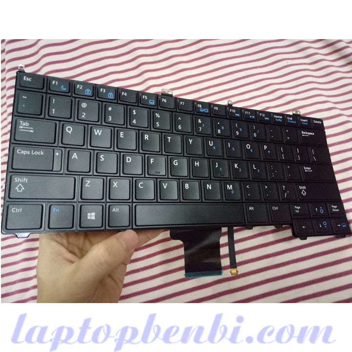 Bàn phím zin tháo máy Dell E7240, Latitude 12 7000, E7240 - Phím có đèn Backlit keyboard