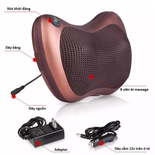Gối masage tia hồng ngoại