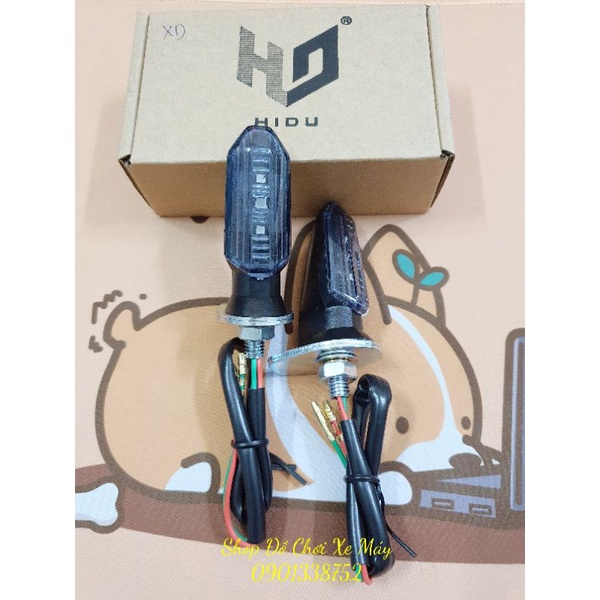 đèn xi nhan k4 HIDU chính hãng ,kiểu vario mini gắn cho dòng xe winner , ex 150 , NVX , MSX , vario , Novo giá bán 1 cặp