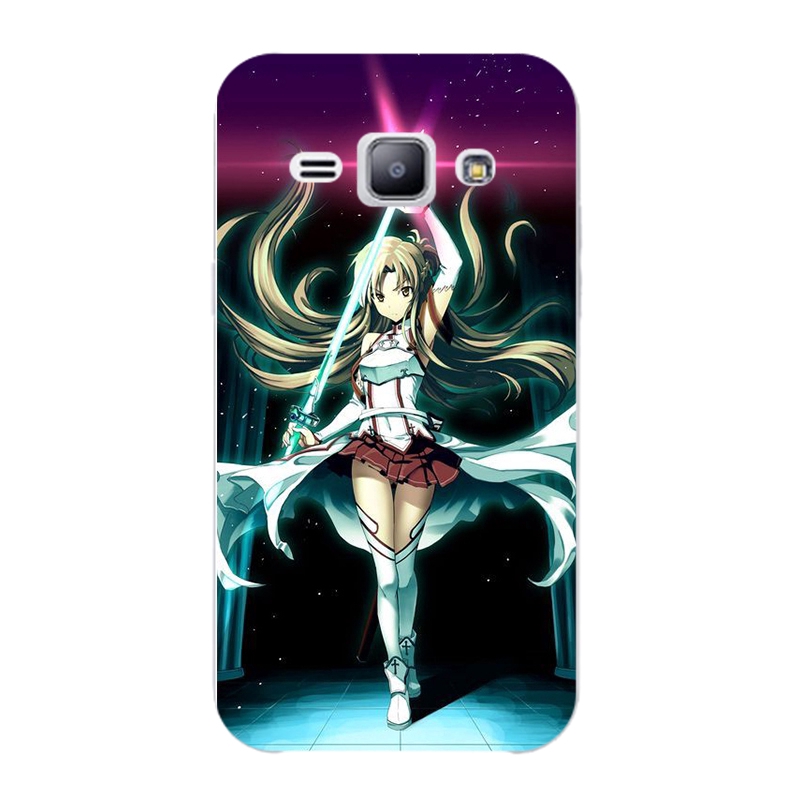 Ốp điện thoại silicon phong cách Sword Art Online cho Samsung Galaxy A3 A5 A7 A8 J1 Mini 2015 Note 1 2 3 4 N7000 N7100