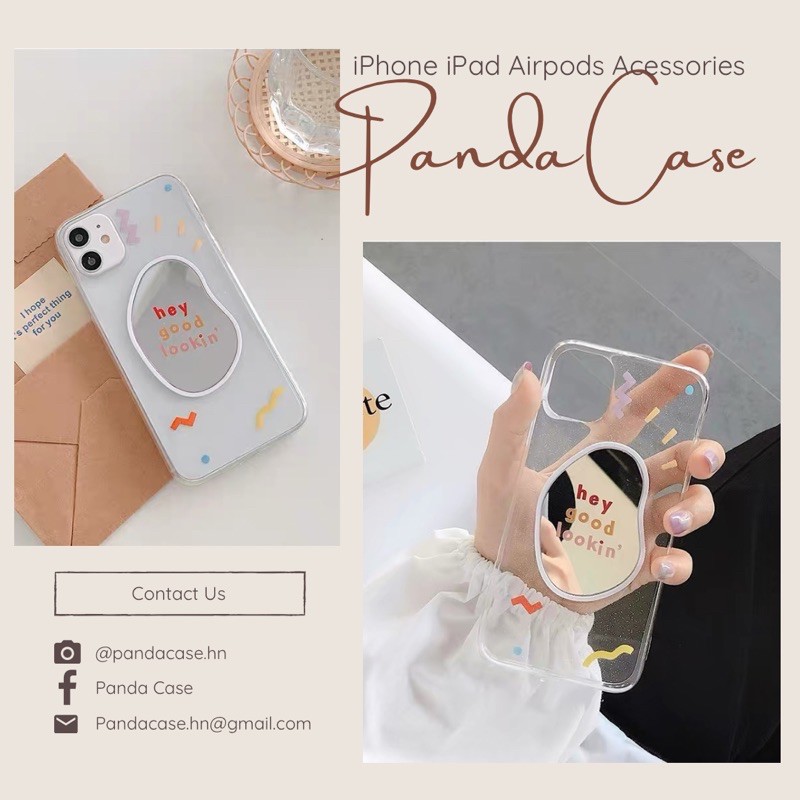 𝐂𝐨́ 𝐬𝐚̆̃𝐧 𝐜𝐡𝐨 𝐢𝐏𝐡𝐨𝐧𝐞 𝟏𝟐  Ốp lưng iphone Trong Có Gương Soi