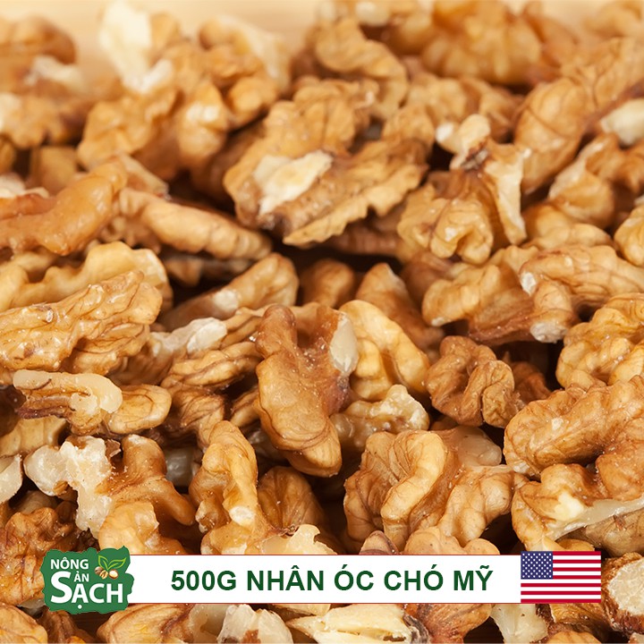 500g Nhân Óc Chó Sạch Mỹ  NHÂN VÀNG