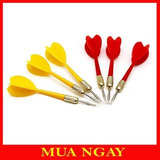 Bộ 6 phi tiêu màu hit hot chân kim
