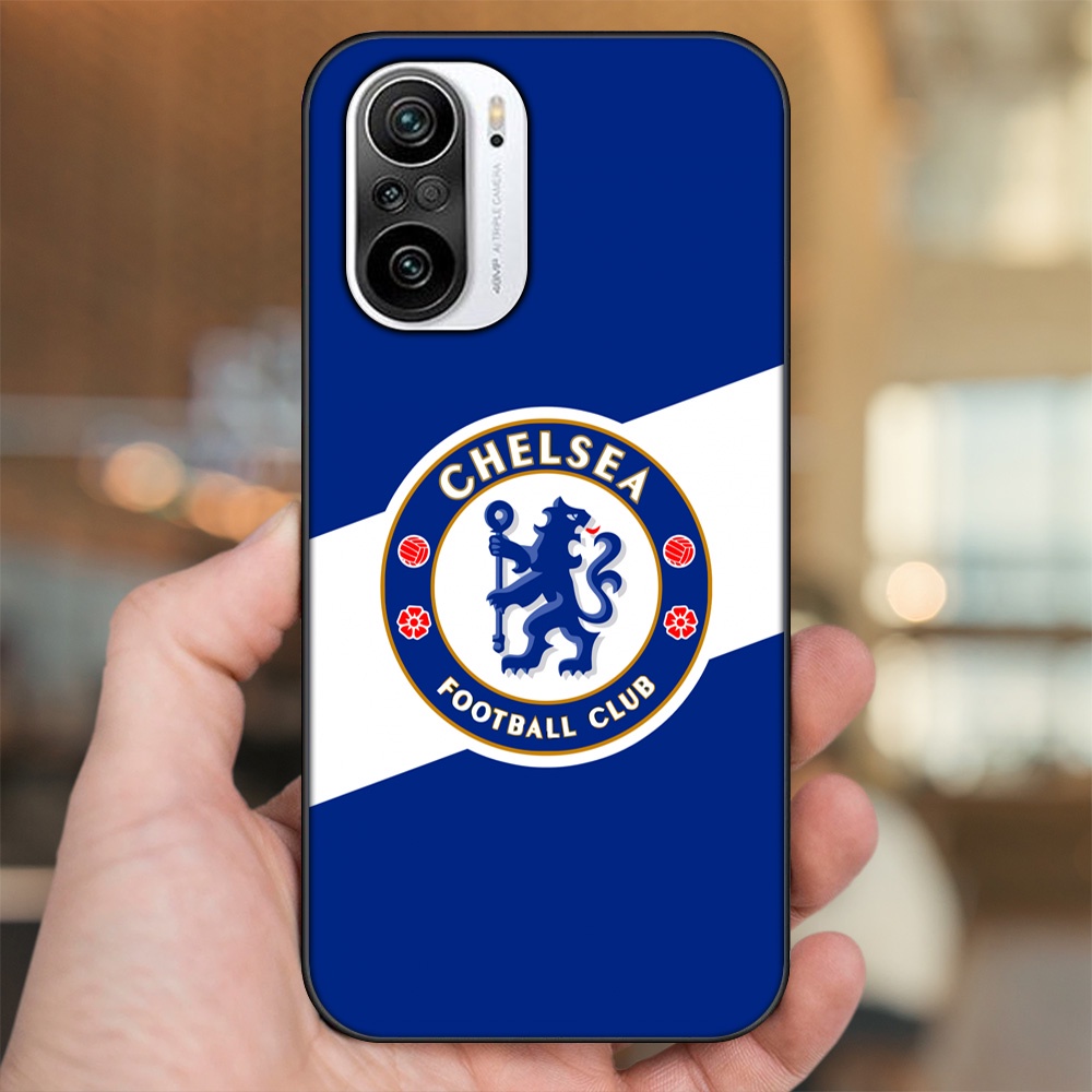 Ốp lưng Xiaomi K40 viền đen in hình Chelsea FC