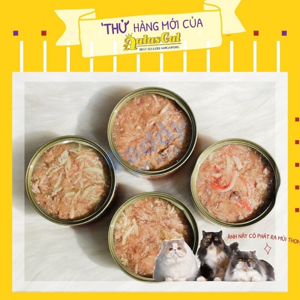 [HSD 6/22] Pate AATAS Cho Mèo Mọi Lứa Tuổi (Lon lớn 160g)