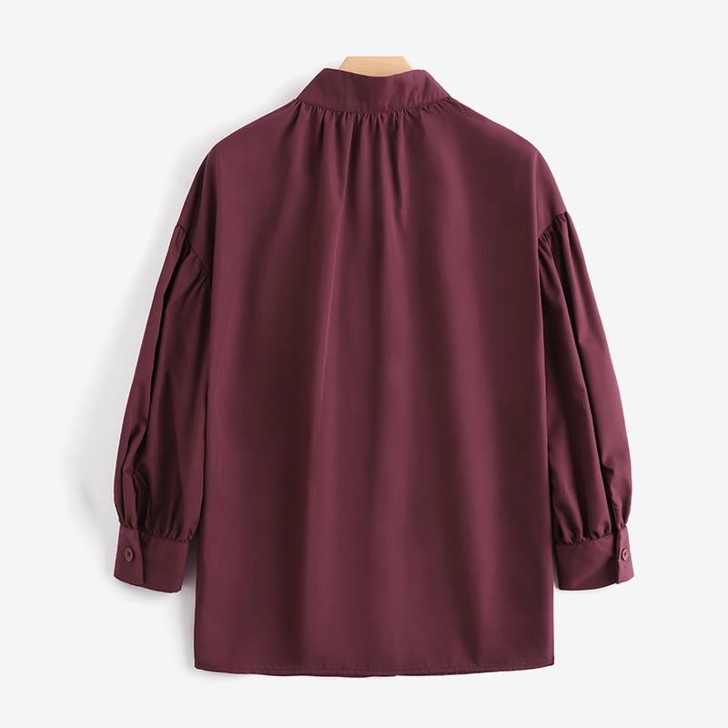 Áo sơ mi ZANZEA cổ tròn tay lỡ 3/4 dáng rộng phong cách cổ điển dành cho bạn nữ