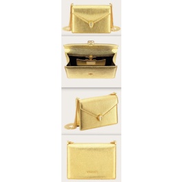 Túi xách Bvlgari màu vàng gold