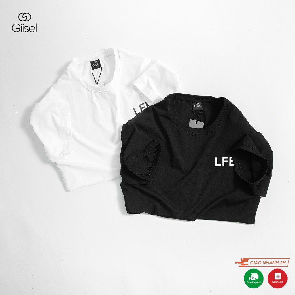 Áo thun nam nữ phông unisex tay lỡ form rộng oversize tee COTTON cổ tròn in hình LFET màu trắng đen đẹp rẻ hiệu Giisel | BigBuy360 - bigbuy360.vn