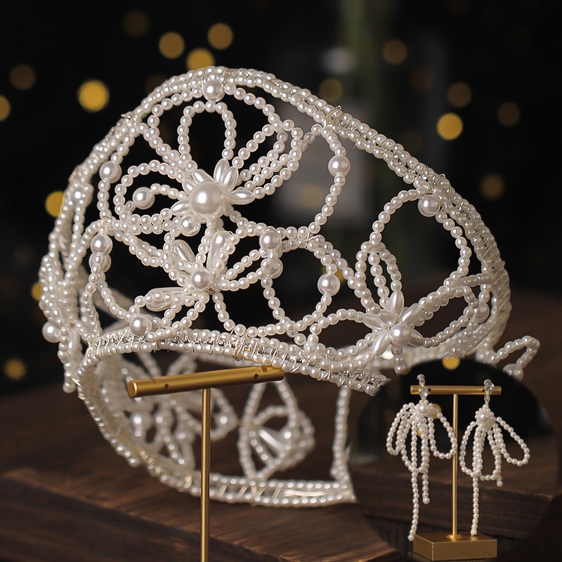 Cài Tóc Đính Hạt Ngọc Trai Thời Trang Cho Cô Dâu