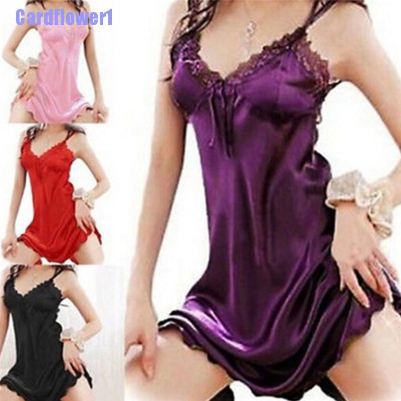 Áo Choàng Ngủ Bằng Lụa Satin Phối Ren Quyến Rũ Cho Nữ