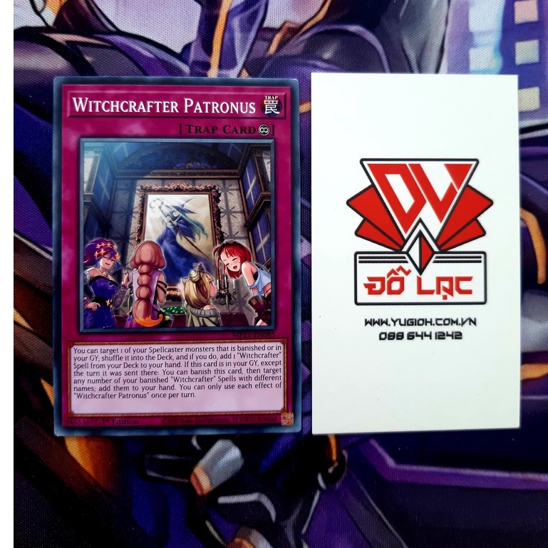 [ ĐẬU PHỘNG ] Thẻ Bài Yugioh Trap Witchcrafter Patronus - MP21-EN085 - Common 1st Edition