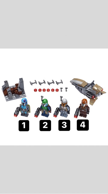 Lego chính hãng - Set 75267 - Mandalorian batte pack