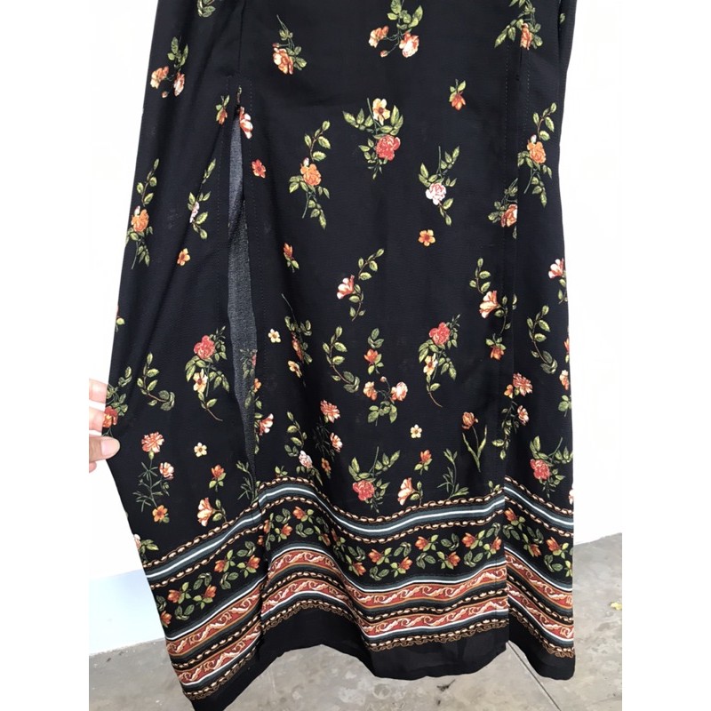 Đầm maxi hoạ tiết thổ cẩm | BigBuy360 - bigbuy360.vn