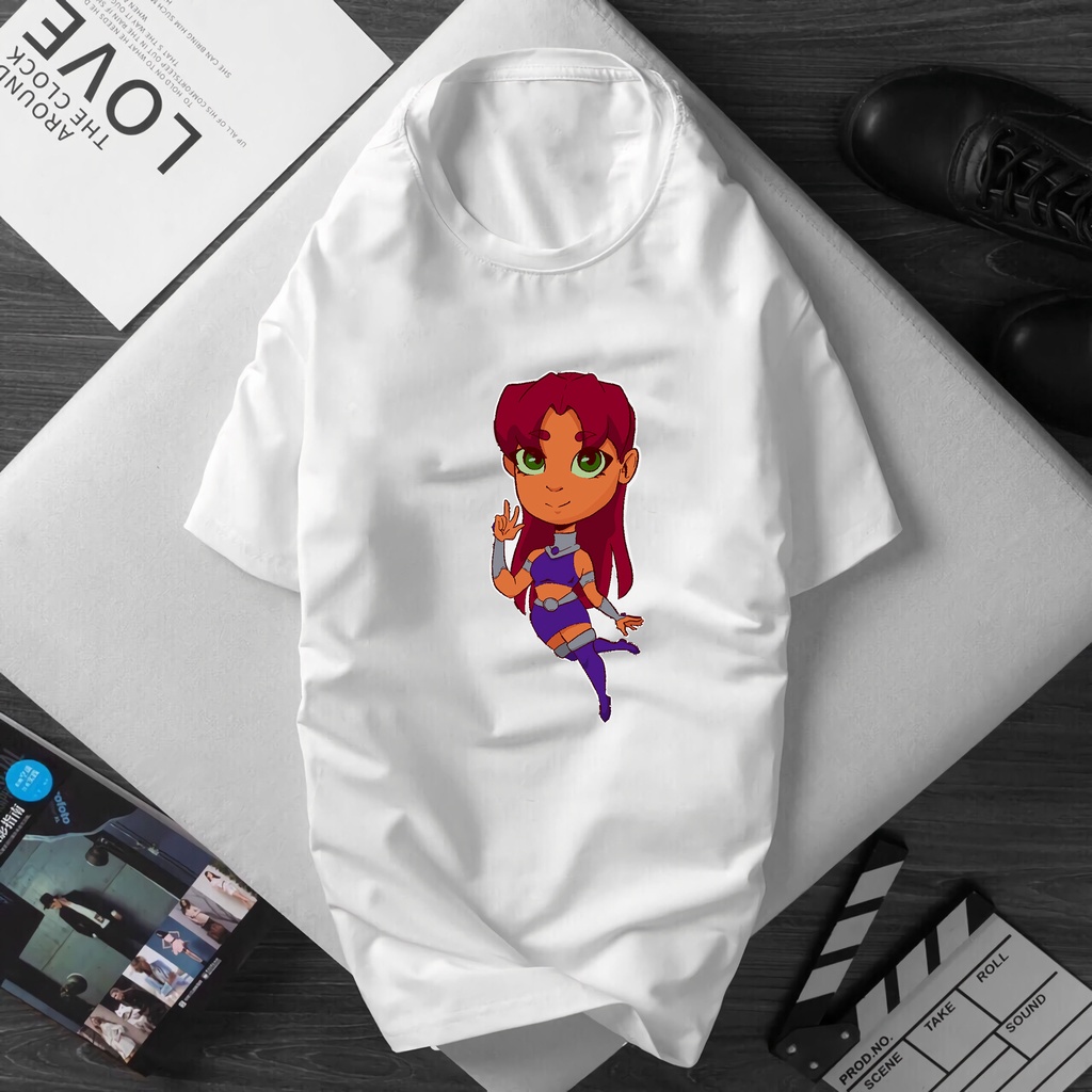 Áo thun tay ngắn có hình nhân vật phim Teen Titans Go siêu cool ngầu ,gía cực sock