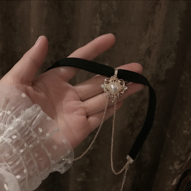 Vòng cổ mặt hình trái tim phong cách nhật hàn thời trang cho nữ