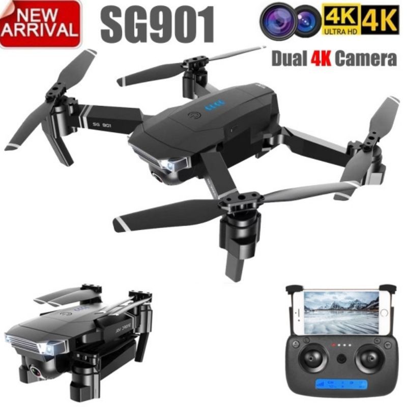 Bộ Drone Chuyên Nghiệp Có Camera 4k Hd Ll 2019 Sg901