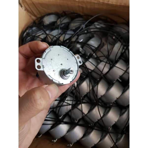 Motor đảo gió quạt điều hòa - mô tơ đảo gió quạt hơi nước trục vát