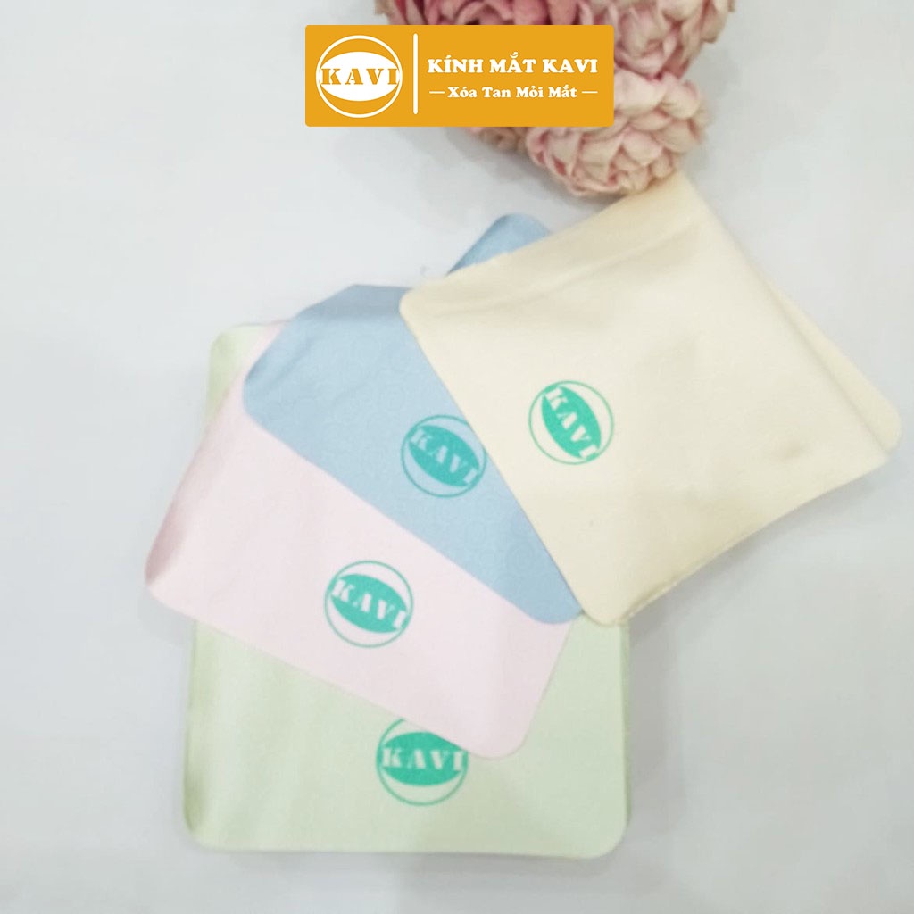 Khăn Lau Kính KAVI Đa Năng Chuyên Dụng - Siêu Sạch - Siêu Dày ( Màu Ngẫu Nhiên )