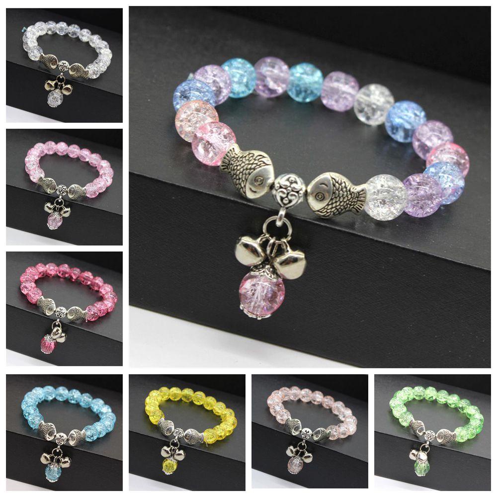 Vòng Tay Chuỗi Hạt Có Chuông Thiết Kế Tinh Tế Thời Trang|Hạt Nổ